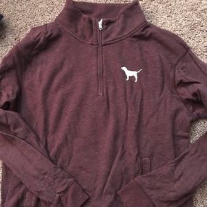 Victoria’s Secret PINK quarter zip sweatshirt